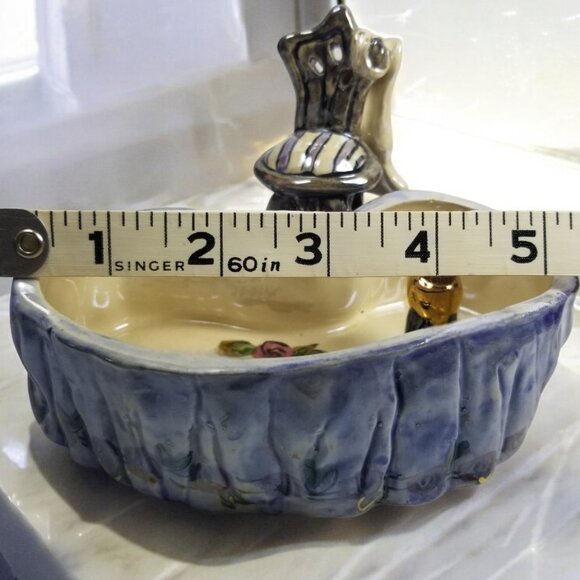 Blue Sky Clay Works Vanity Tray Dish Heather Goldminc "BEAUTY SHINES FROM WITH" - Picture 13 of 14